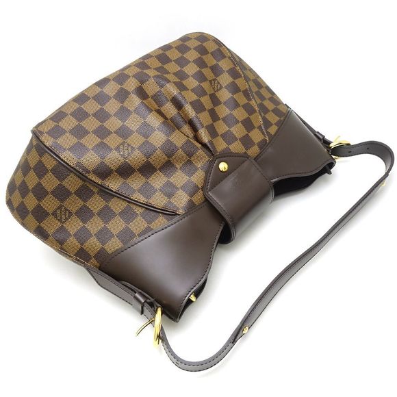 Louis Vuitton Damier Sistina MM Ebene Shoulder Bag Brown - Picture 3 of 6